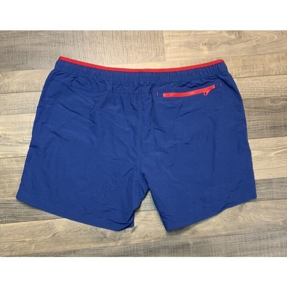 Duluth Trading‎ Co Nylon Shorts Mens Size 2XL Blue Drawstring Elastic Waist - Picture 3 of 8